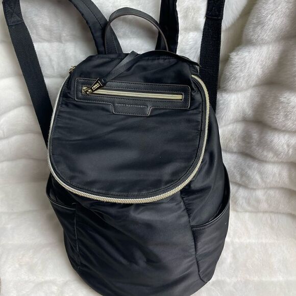 Aimee Kestenberg large Nylon bucket shape backpack with gold tone hardwares main image 11